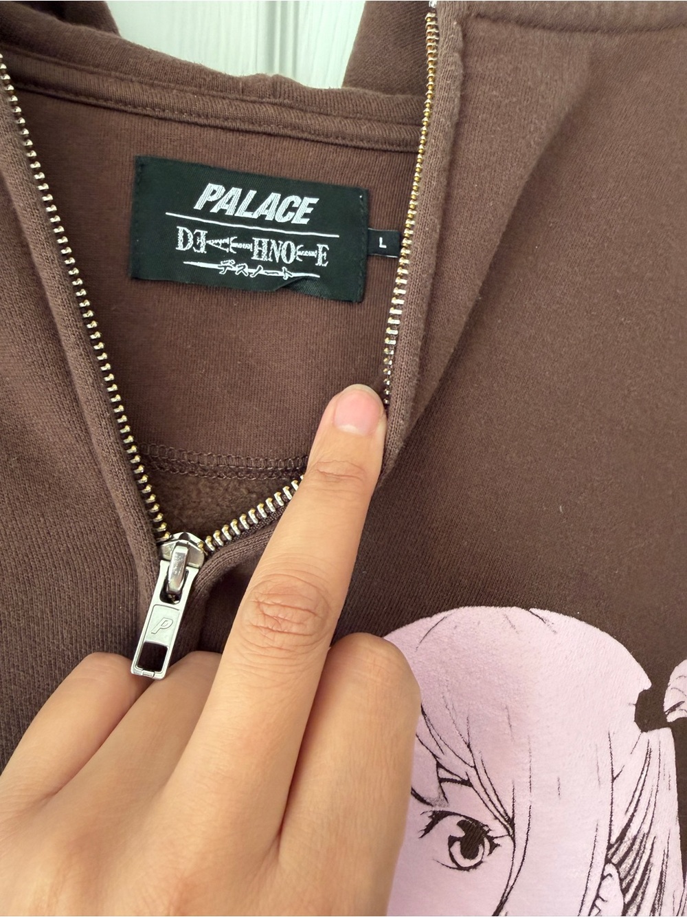 Palace Death Note Misa Zip Hoodie L - Picture 3 of 4